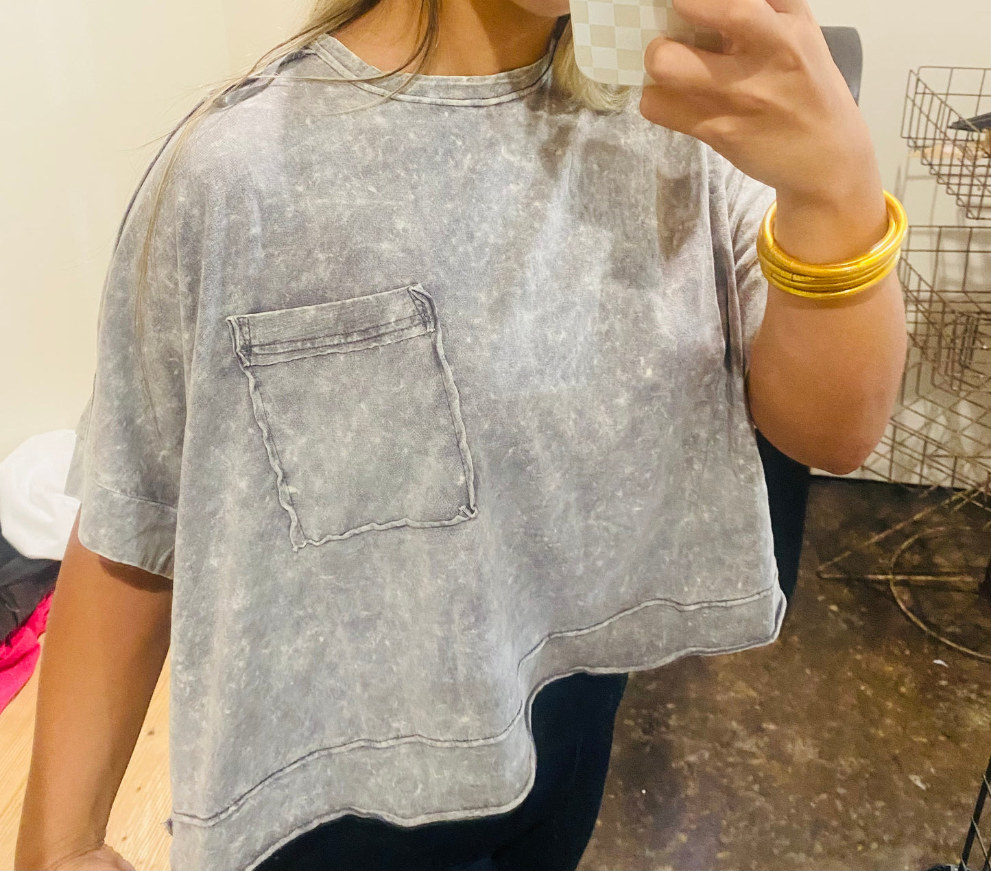 Oversized Knit Crop