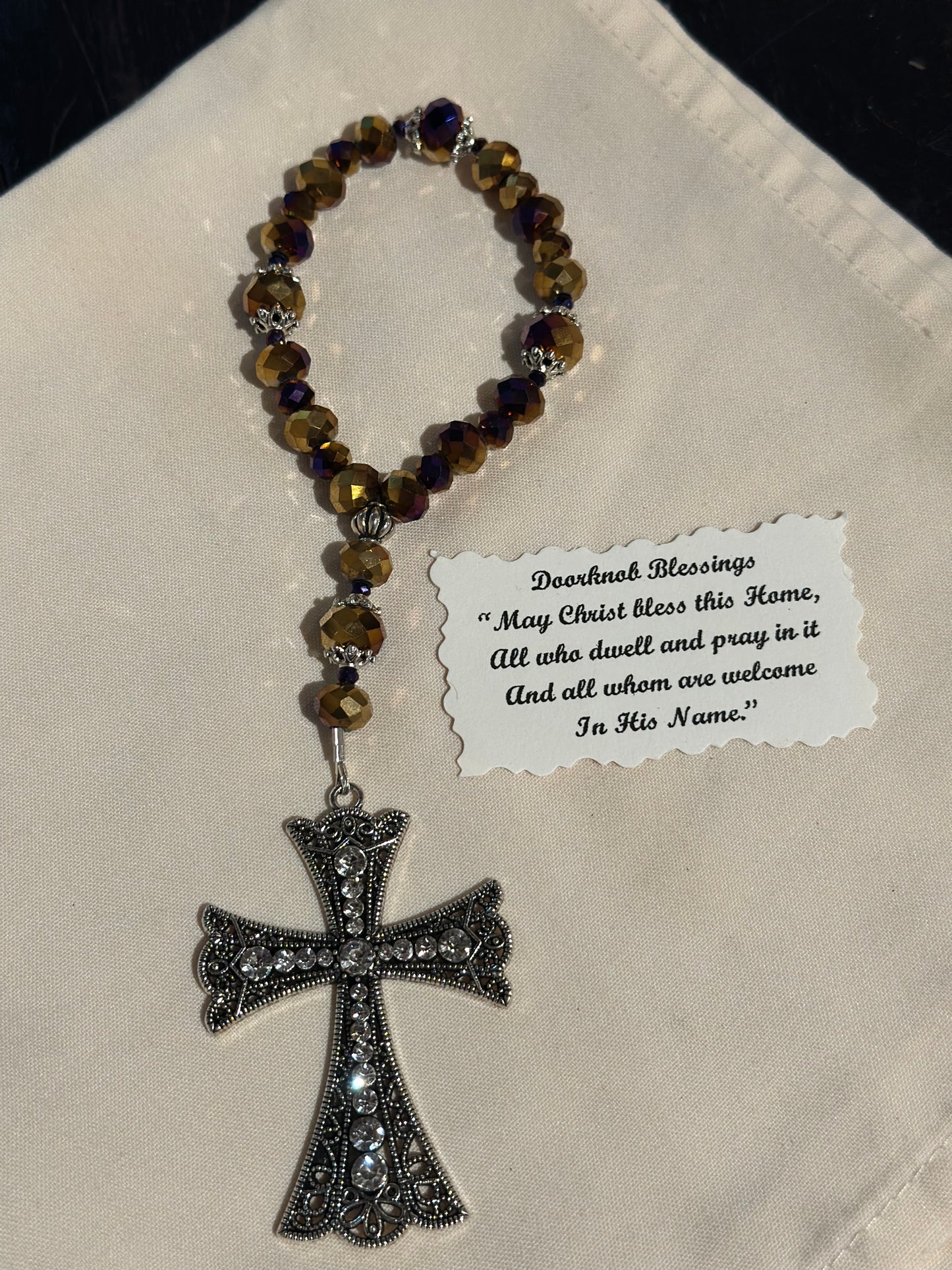 Doorknob Blessing LSU-Purple/Gold