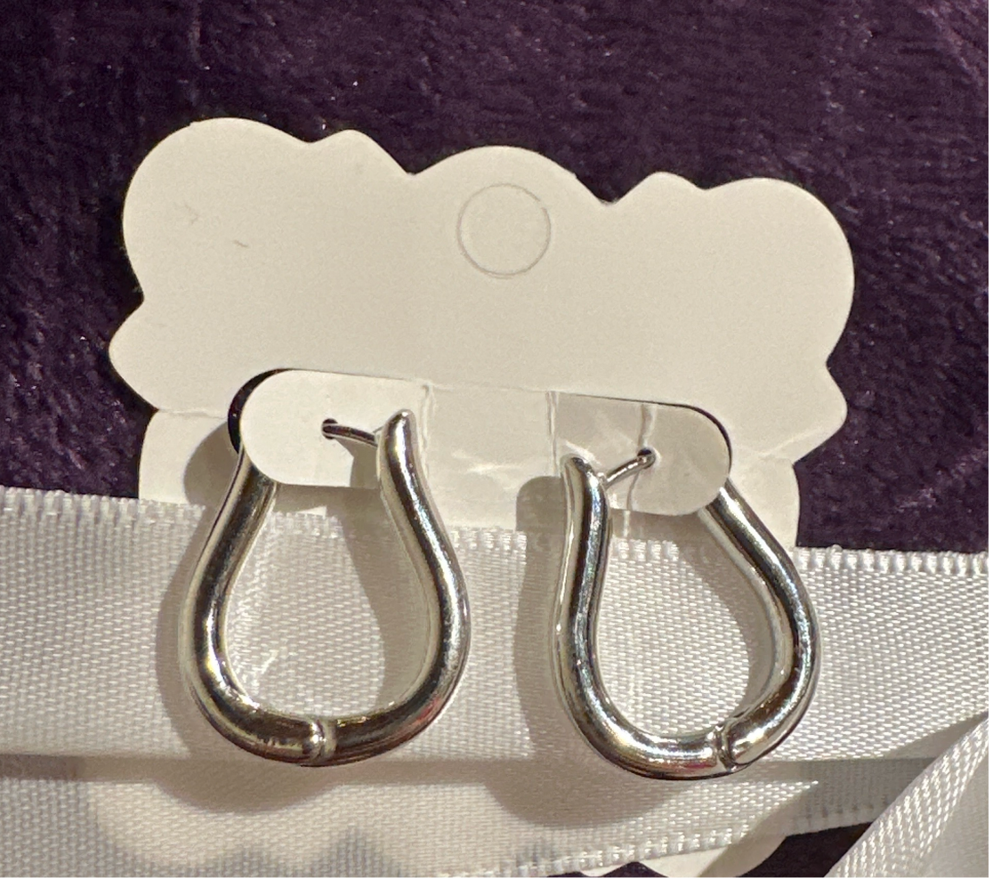 Silver Hoops