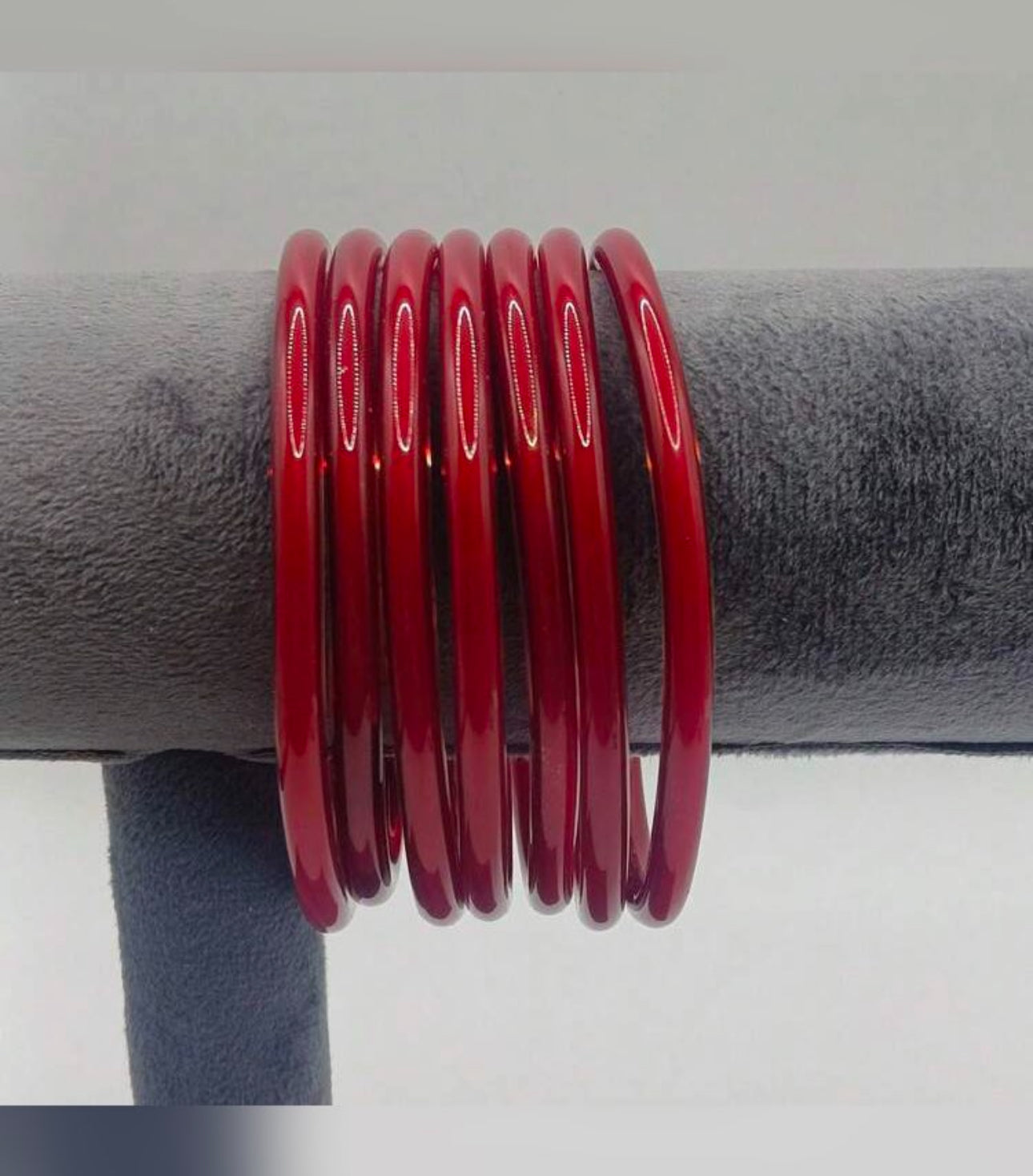 5Pc Red Jelly Bracelet