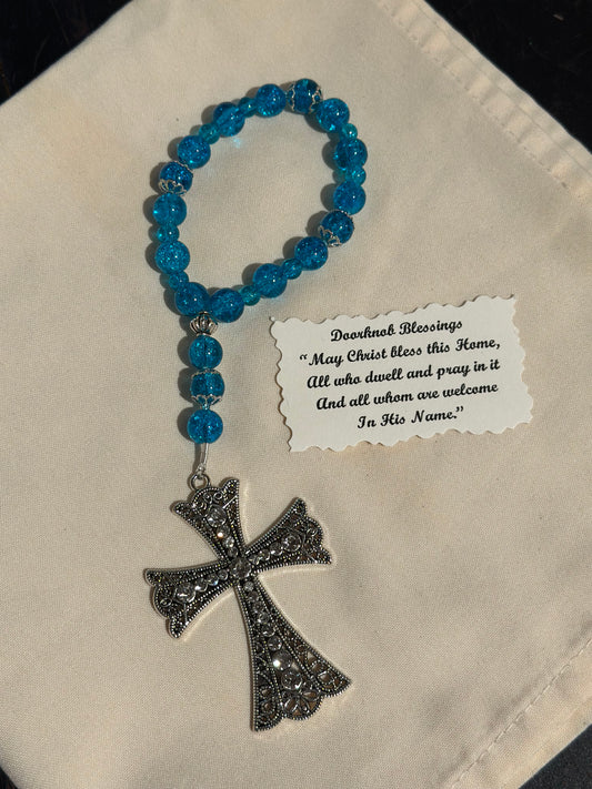 Doorknob Blessing-Blue