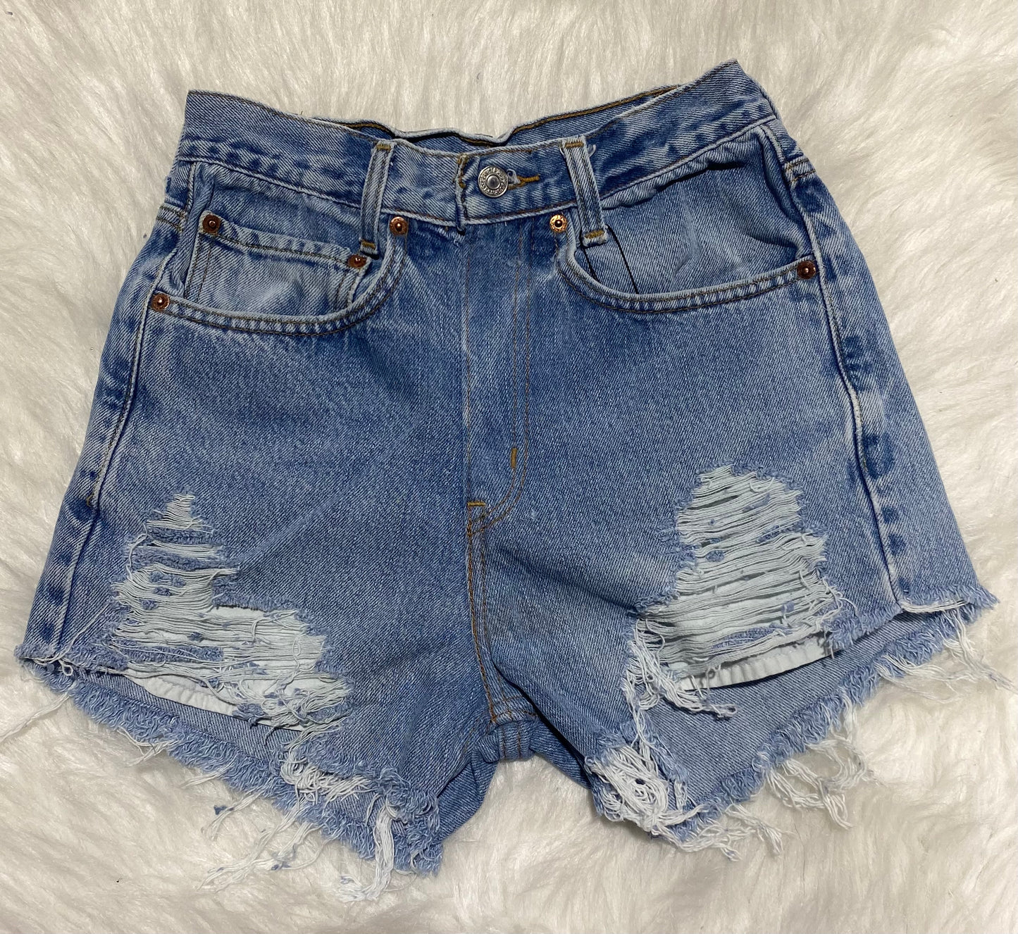 Levi Blue Jean Shorts