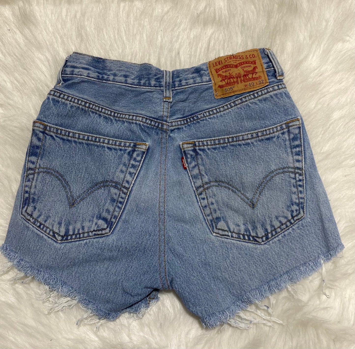 Levi Blue Jean Shorts