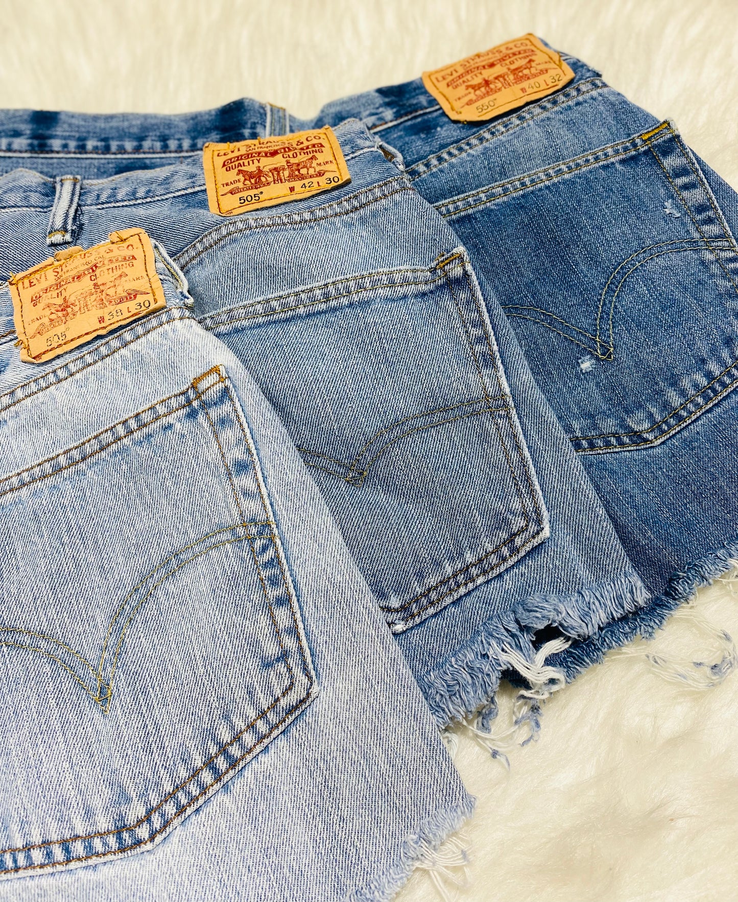 Levi Blue Jean Shorts