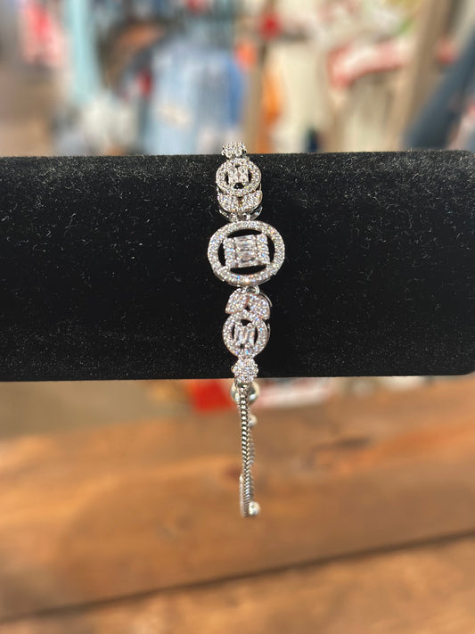 Rectangle Pave  Bracelet