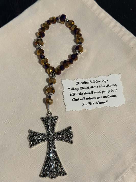 Doorknob Blessing LSU-Purple/Gold