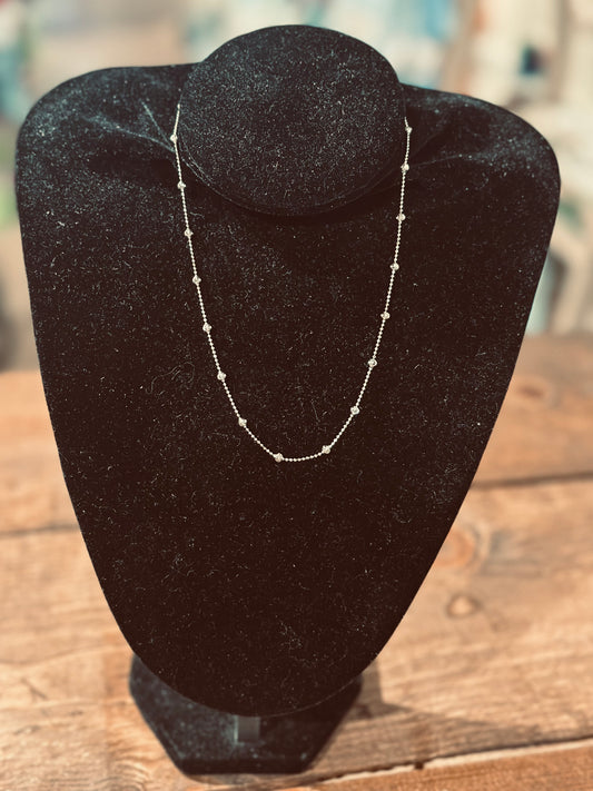 Moon Cut 16” Necklace