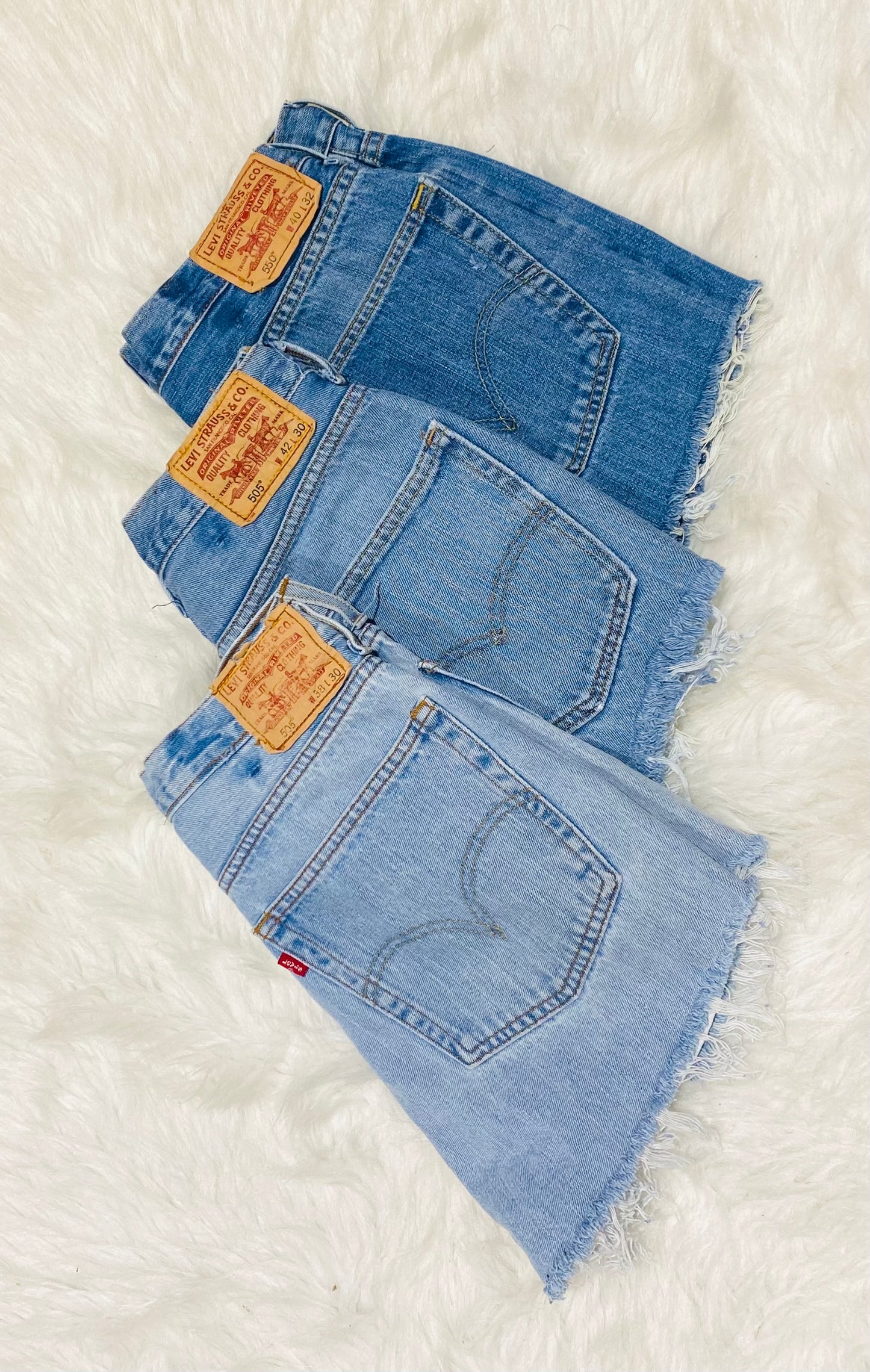 Levi Blue Jean Shorts