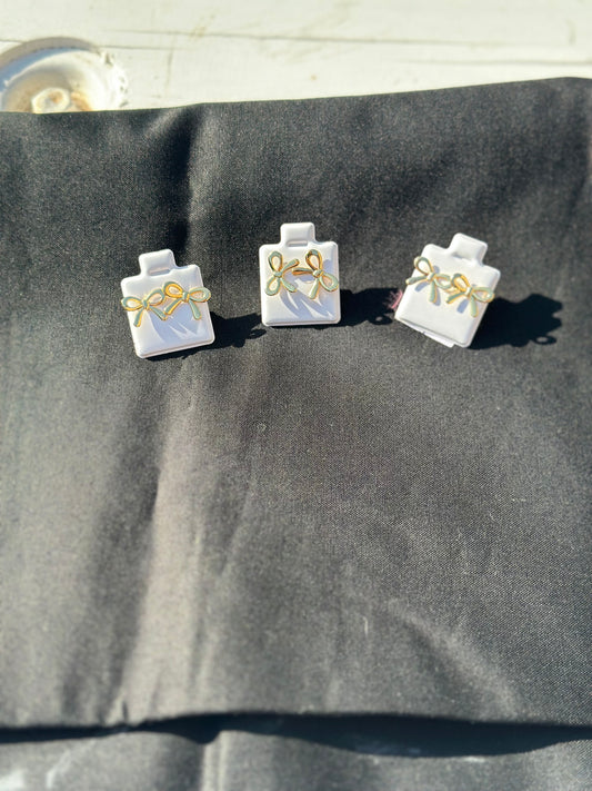 Large Gold Bow Stud