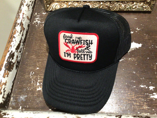 Black Crawfish Boil Cap
