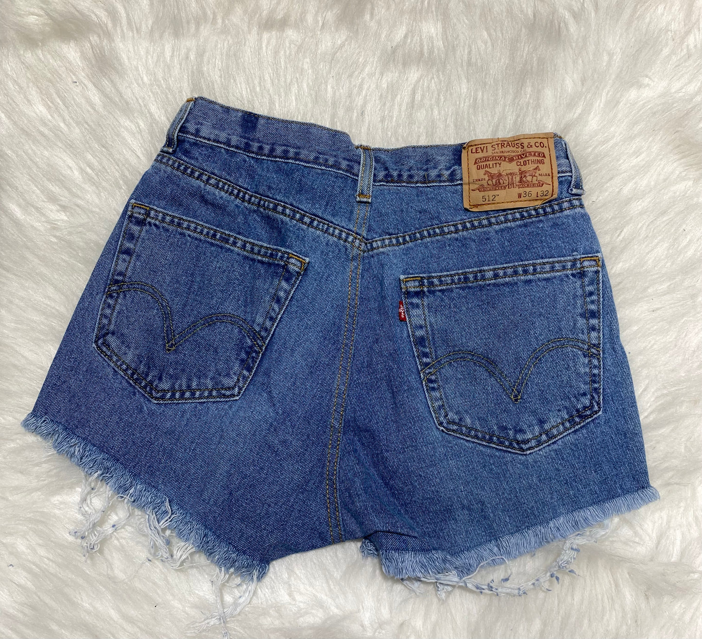 Levi Blue Jean Shorts