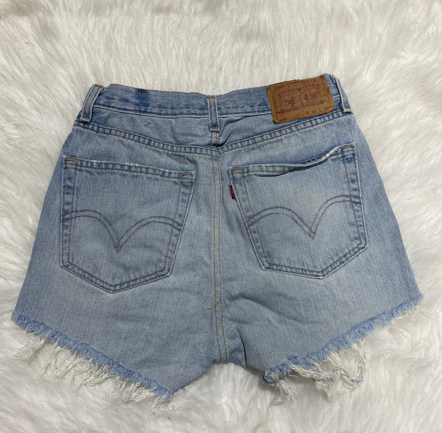 Levi Blue Jean Shorts