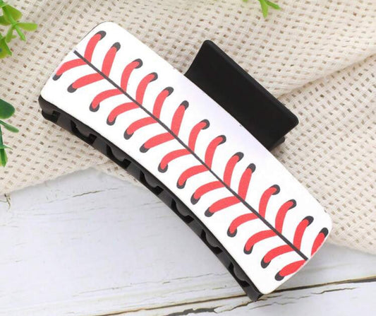 Baseball Stitch Hair Claw