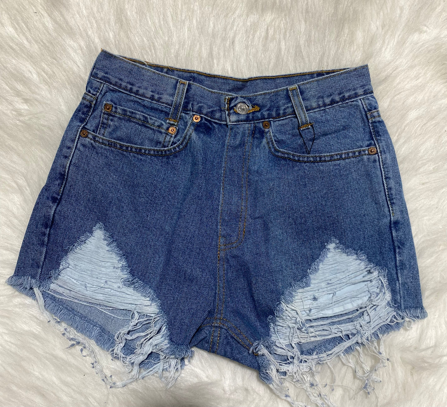 Levi Blue Jean Shorts