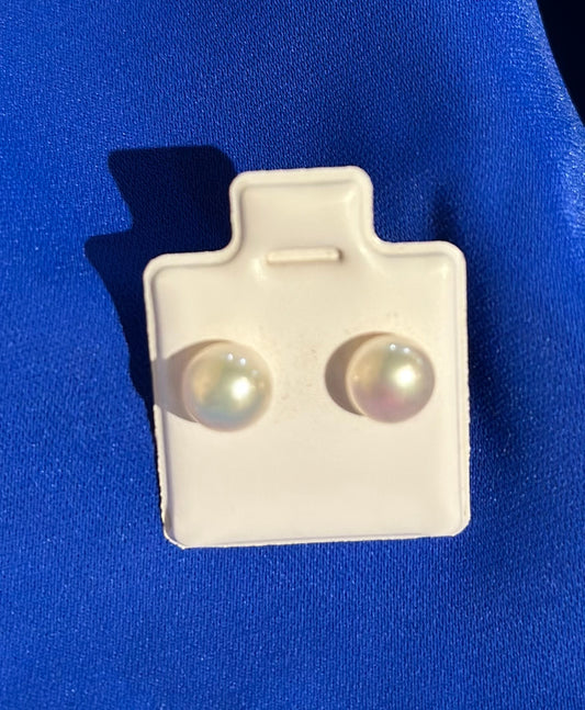 Freshwater Pearl 6mm Earrings