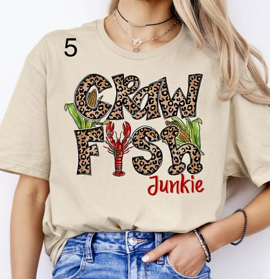 Tan Crawfish Junkie