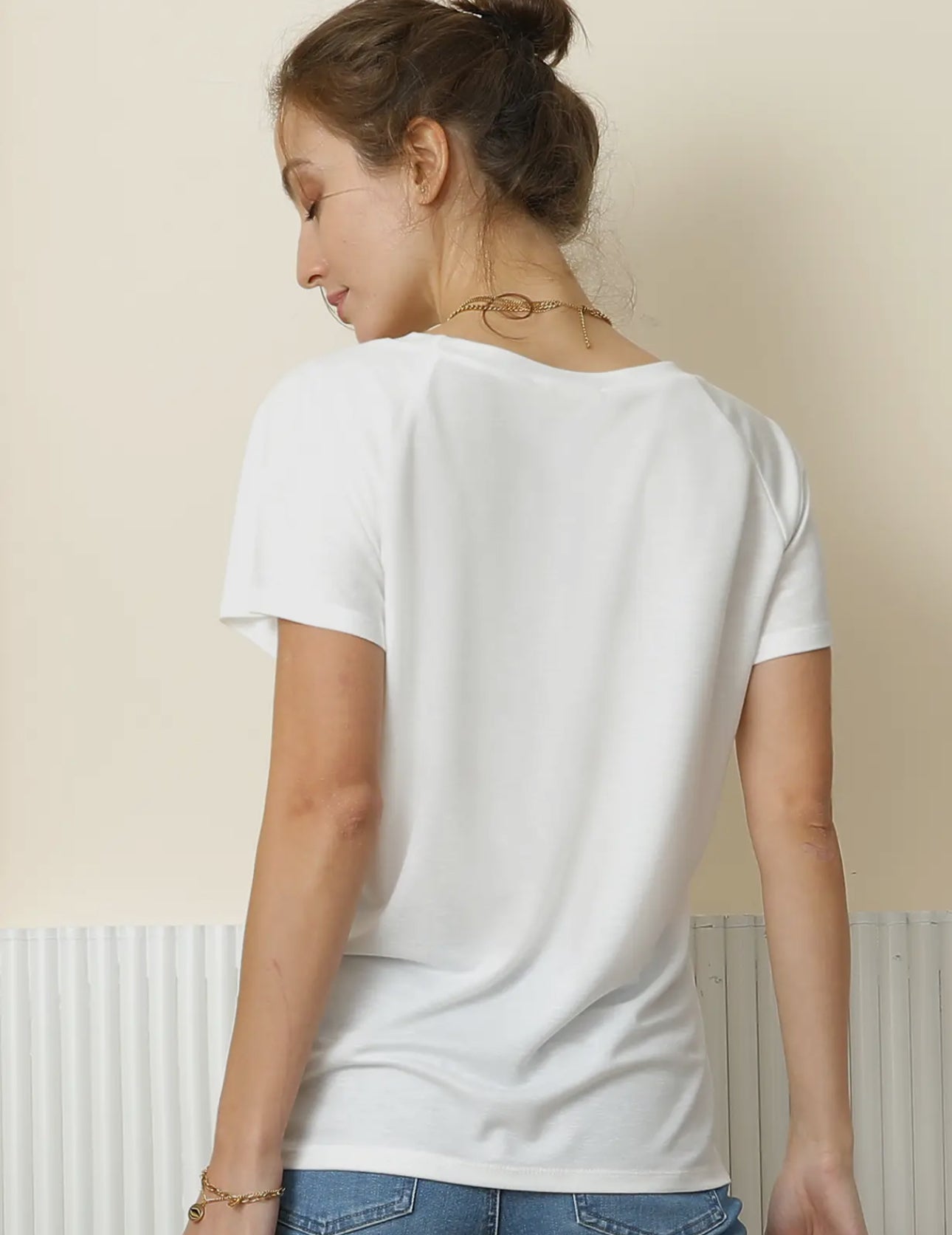 Off White Reglan Top