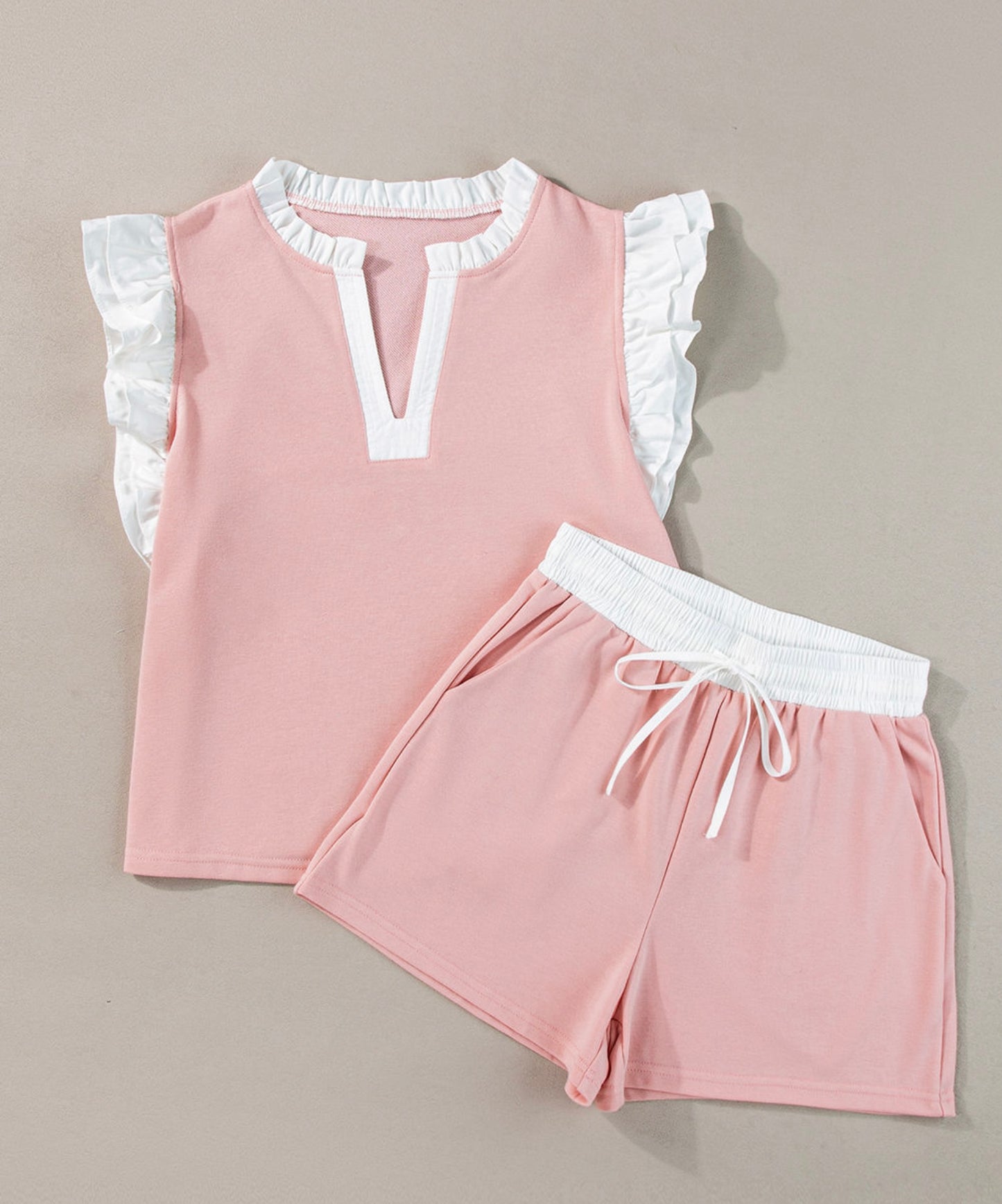 Blush Ruffled Set