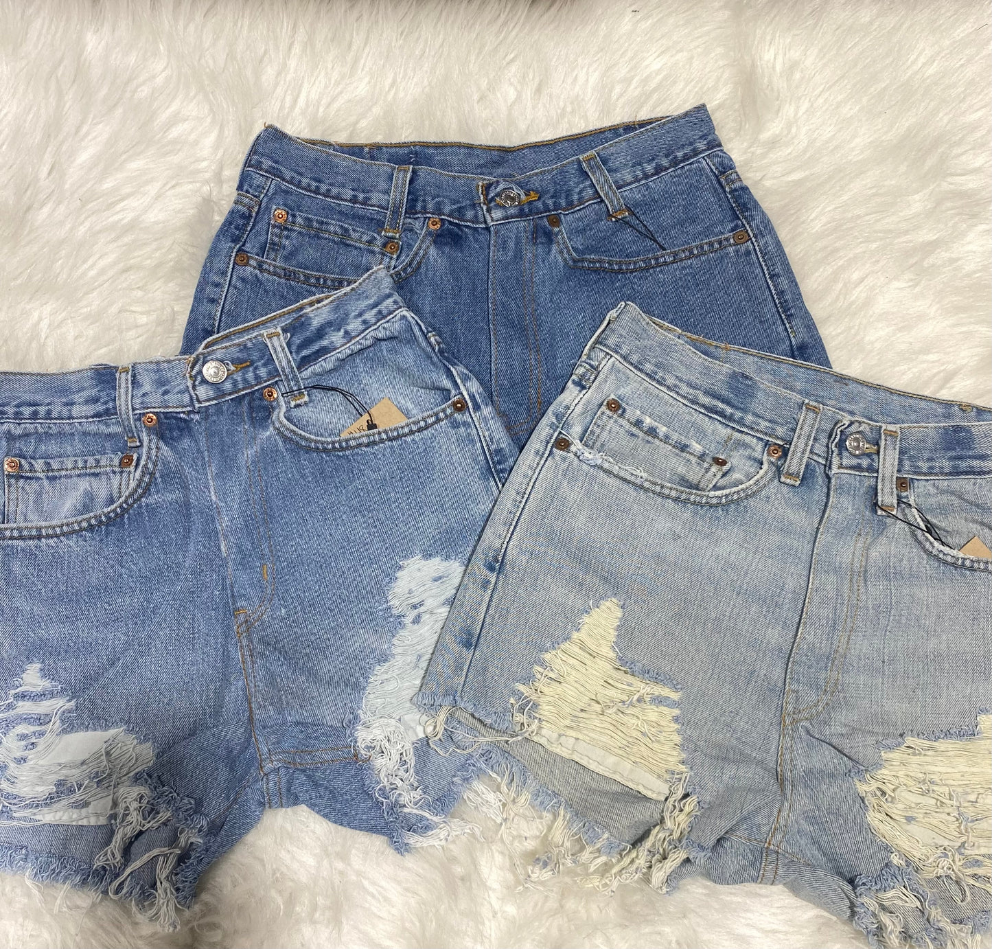 Levi Blue Jean Shorts