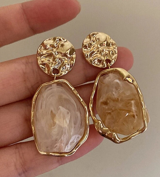 Geometric Drop Earrings