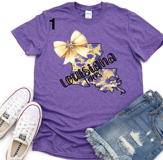 Purple La Tiger Tee