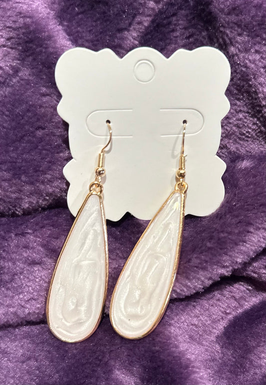 Marble Drop Earrings