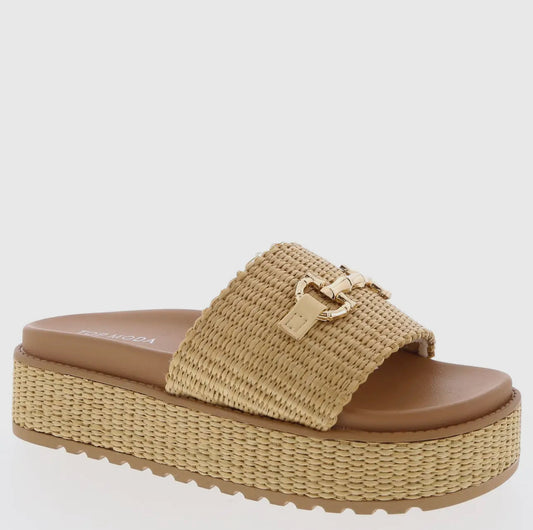 Traci Raffia Buckle