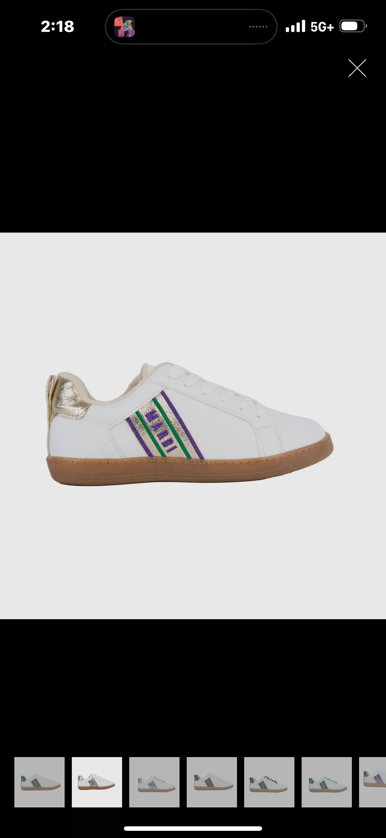 Mardi Gras Billie Sneaker