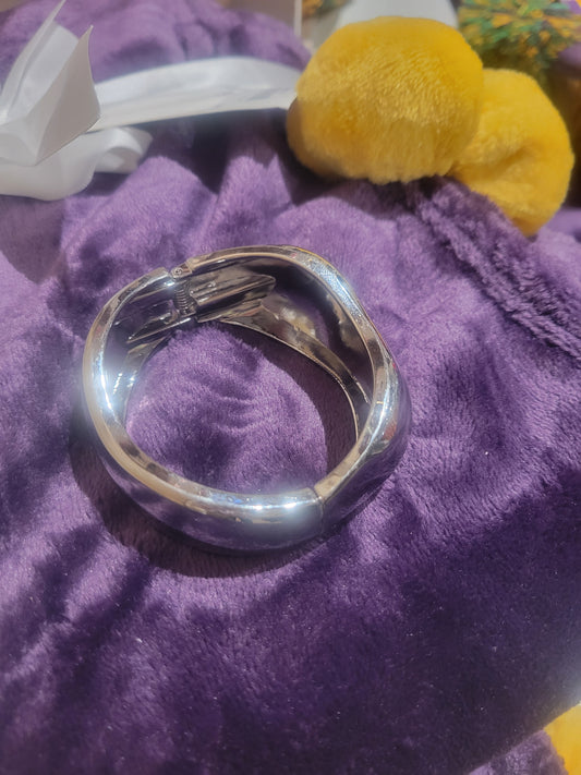 Wavy Silver Cuff